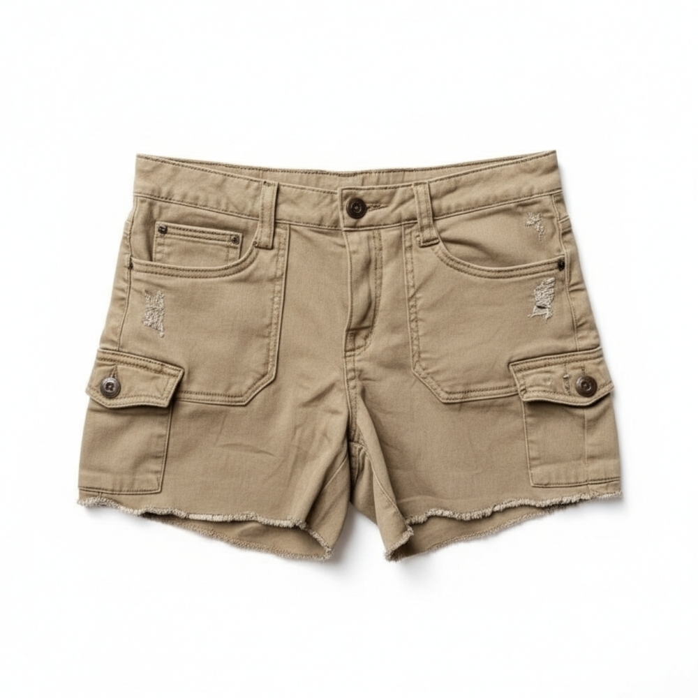 Time and Tru Khaki Cut-Off Shorts. Perfect Condition! - Picture 1 of 5